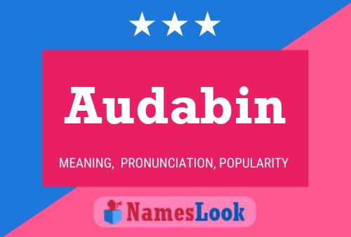 Audabin Name Poster