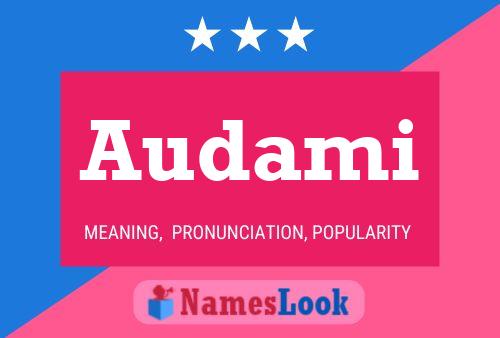 Audami Name Poster