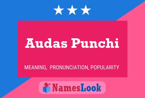 Audas Punchi Name Poster