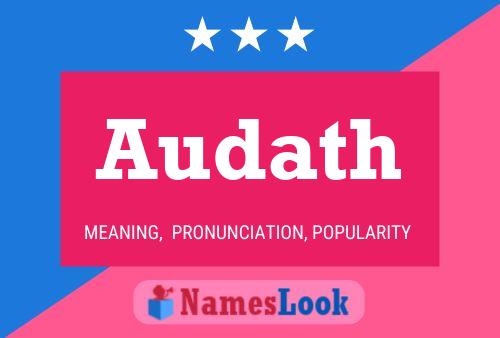 Audath Name Poster