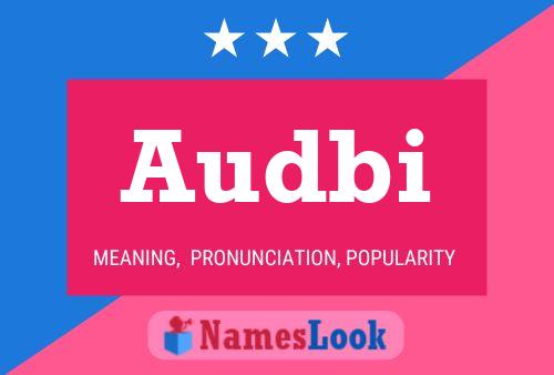 Audbi Name Poster