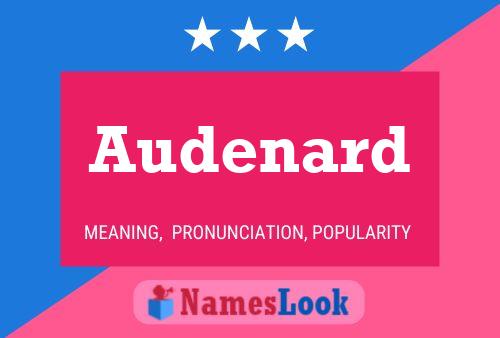 Audenard Name Poster