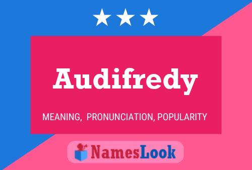 Audifredy Name Poster