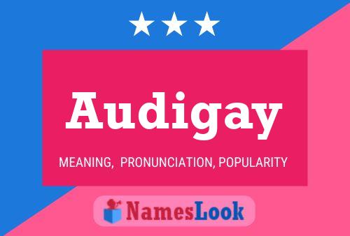 Audigay Name Poster