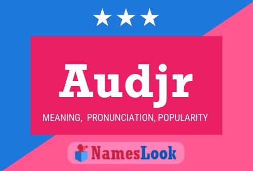 Audjr Name Poster