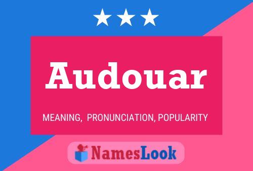 Audouar Name Poster