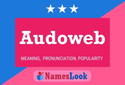 Audoweb Name Poster