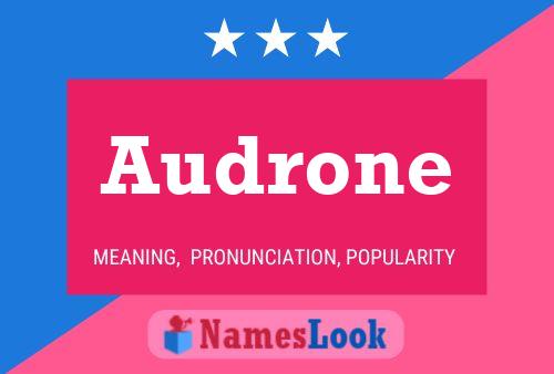 Audrone Name Poster