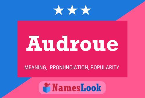 Audroue Name Poster