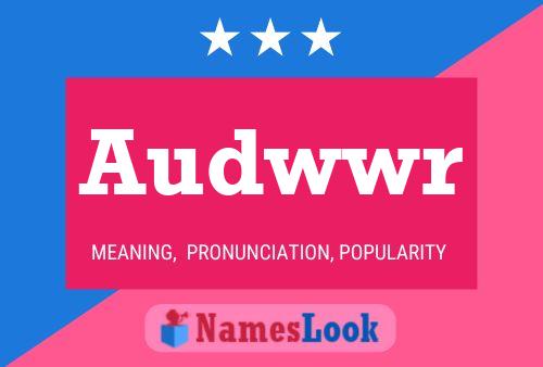 Audwwr Name Poster