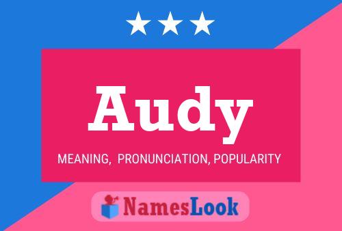 Audy Name Poster