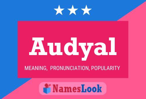 Audyal Name Poster