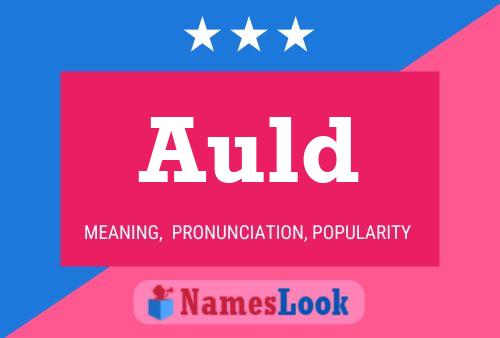 Auld Name Poster