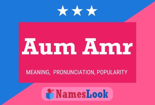 Aum Amr Name Poster