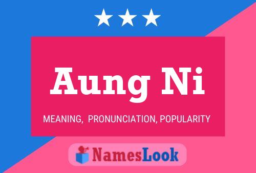 Aung Ni Name Poster