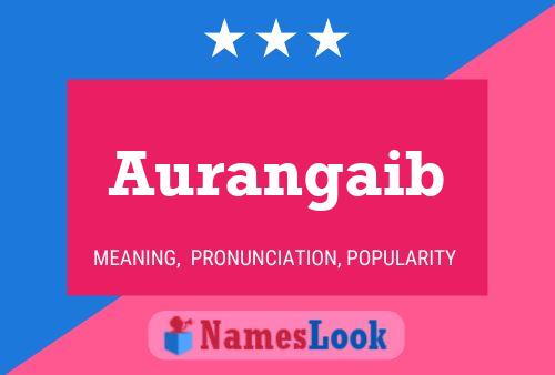 Aurangaib Name Poster