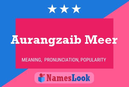 Aurangzaib Meer Name Poster