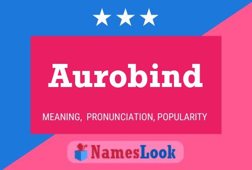 Aurobind Name Poster