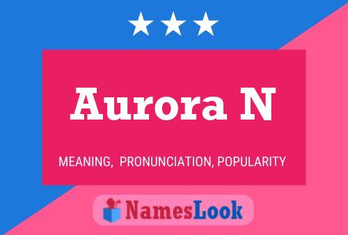 Aurora N Name Poster