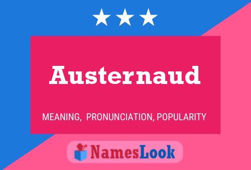 Austernaud Name Poster