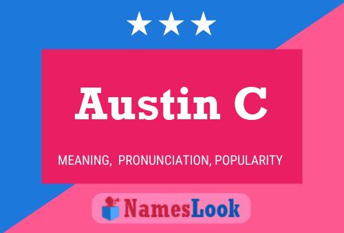 Austin C Name Poster