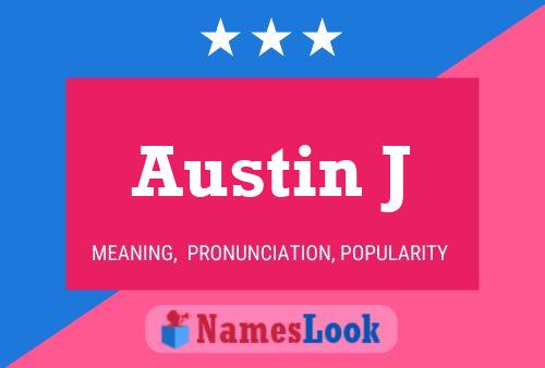 Austin J Name Poster