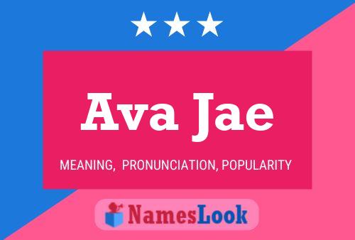 Ava Jae Name Poster