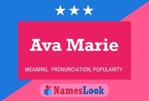 Ava Marie Name Poster