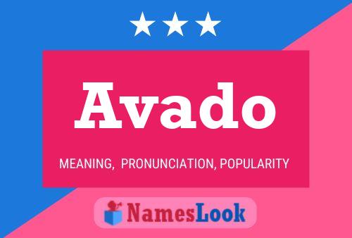 Avado Name Poster