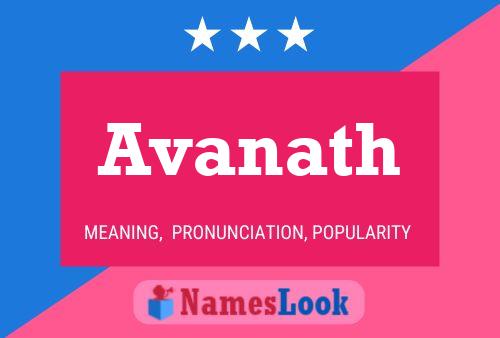 Avanath Name Poster