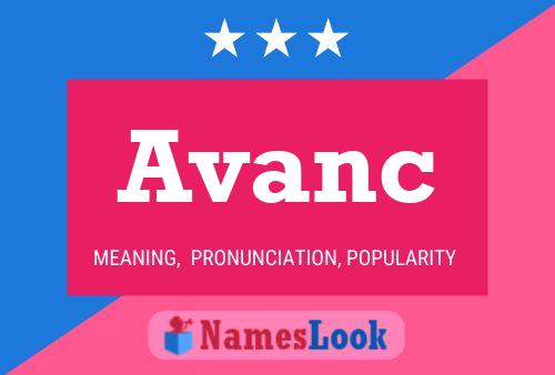 Avanc Name Poster