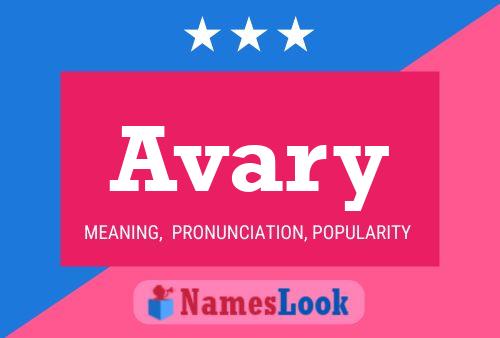 Avary Name Poster