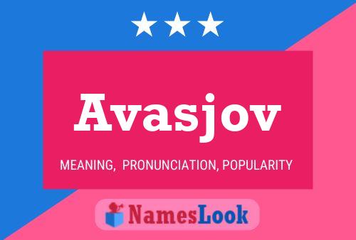 Avasjov Name Poster