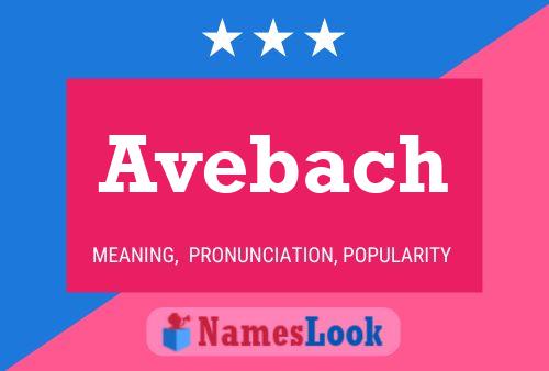 Avebach Name Poster