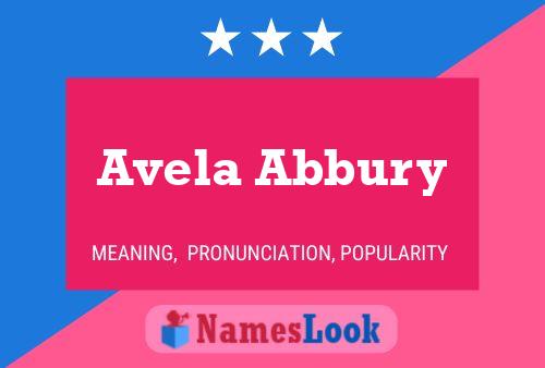 Avela Abbury Name Poster