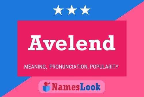 Avelend Name Poster