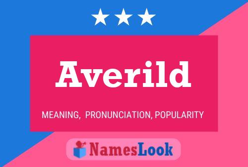 Averild Name Poster