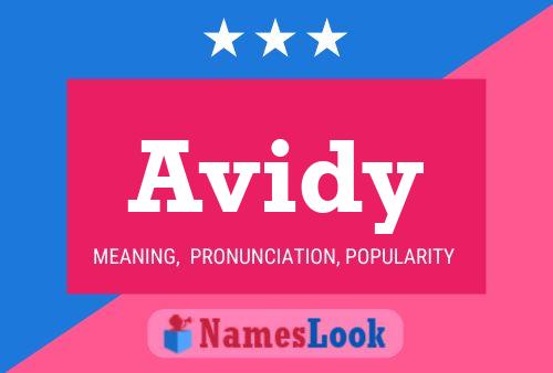 Avidy Name Poster