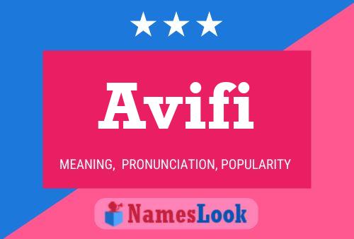 Avifi Name Poster