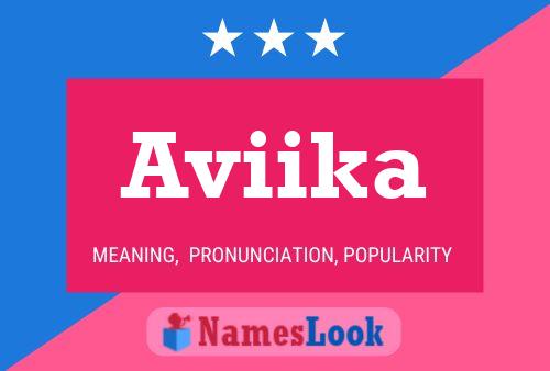 Aviika Name Poster