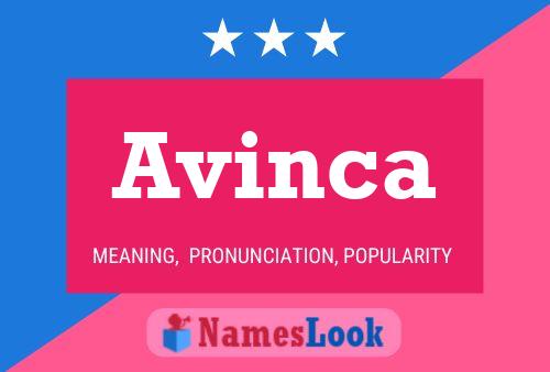 Avinca Name Poster