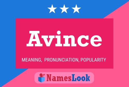 Avince Name Poster