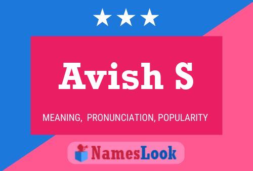 Avish S Name Poster