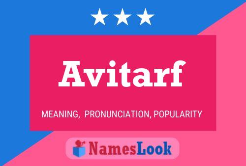 Avitarf Name Poster