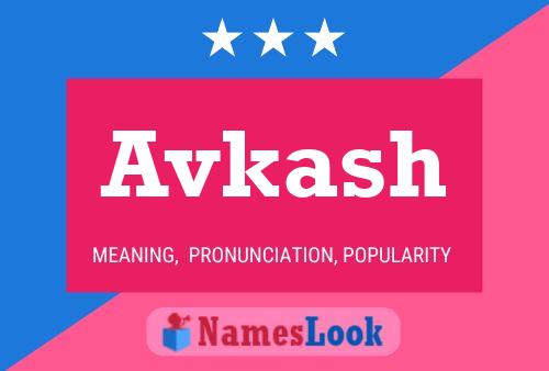 Avkash Name Poster