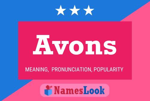 Avons Name Poster