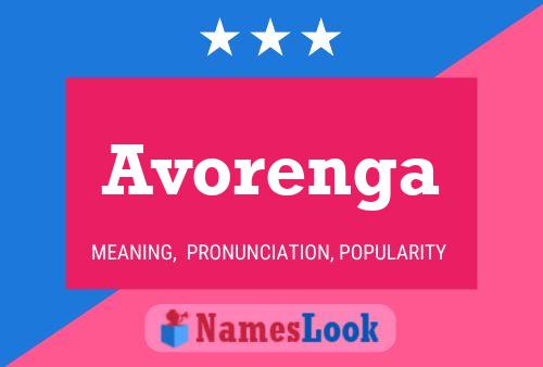 Avorenga Name Poster