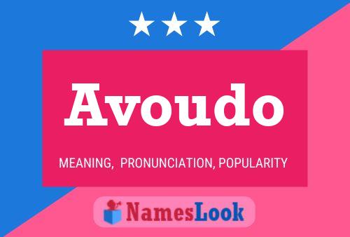 Avoudo Name Poster