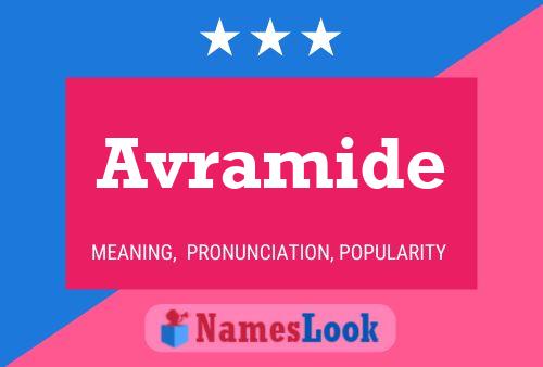 Avramide Name Poster