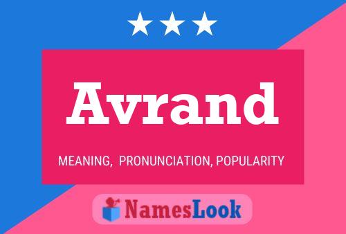 Avrand Name Poster